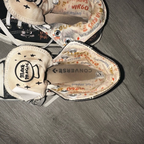 Converse CTAS Hi Mystic World Zodiac Sign Women's Platform 3 in men 5 in women - Picture 7 of 11